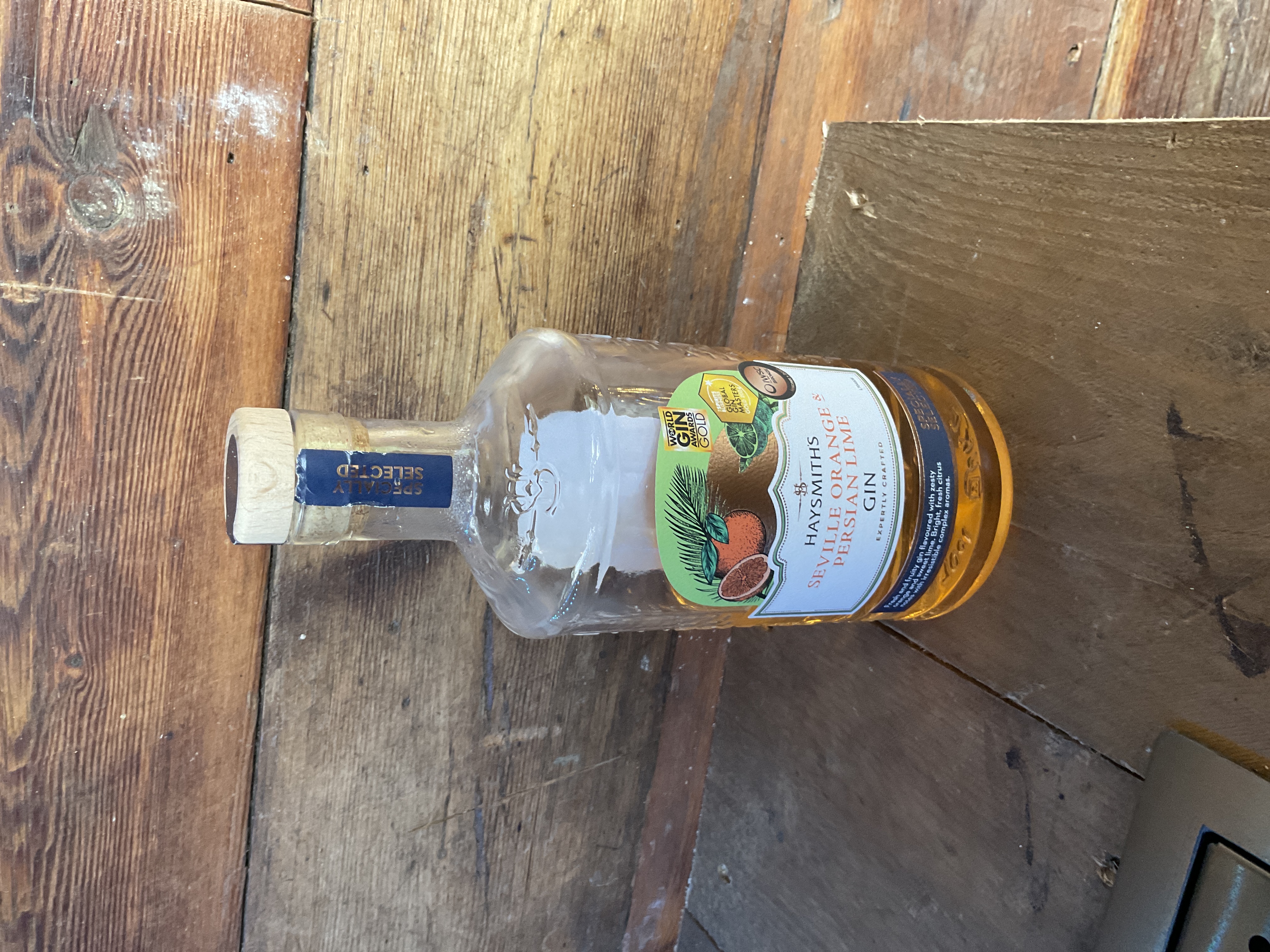 Orange and Persian gin