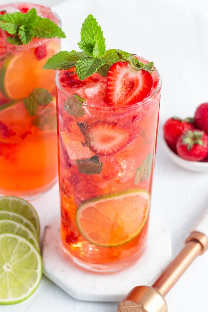 Strawberry Mojito Mocktail